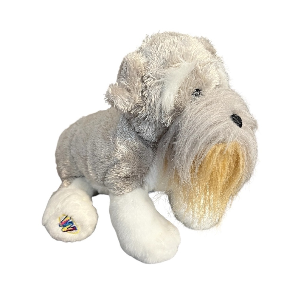 Webkinz Schnauzer Dog Plush Stuffed Animal HM159 Ganz NO CODE 9”
